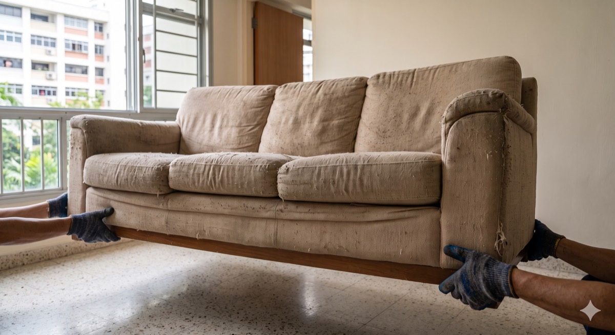 Sofa and couch disposal Singapore